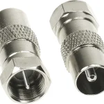 Antennenadapter F-Stecker Koaxial-Stecker