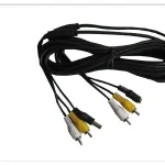 5 METER VIDEO/ AUDIOKABEL MIT 12V ANSCH