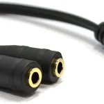 3,5 mm 4 Polig Kopfhörer Kabelverteiler Y-Adapter Klinkenstecker Stecker Zum Dop