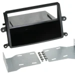2-DIN RB mit Fach Mitsubishi L200 2006 schwarz