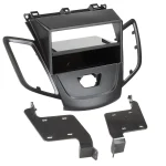 2-DIN Radioblende mit Fach Ford Fiesta ohne Display schwarz