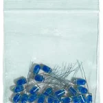 MINI-GLÜHLÄMPCHEN IM LED-LOOK, BLAU 14V, 40MA