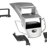 2-DIN Radioblende mit Fach Ford Fiesta mit Display silber