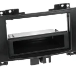2-ISO Radioblende mit Fach Mercedes/VW schwarz