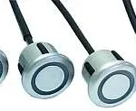 4 ULTRASCHALL-EINBAUSENSOREN MCVOICE SILBER