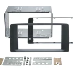 2-DIN Radioblende MAN TGA/TGL/TGM/TGS/TGX Rubber Touch