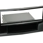1-DIN Radioblende mit Fach Opel Klavierlack schwarz