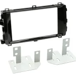 2-DIN Radioblende Toyota Auris 01/2013-08/2015 Klavierlack