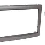 2 DIN Blende für Porsche silbergrau