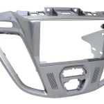 Doppel DIN Profi Blende, Transit, Tourneo Custom metallic glänzend
