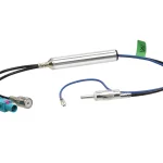 Antennenadapter FAKRA m/ ISO f DIN/ Phantomeinspeisung