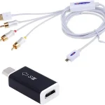 MHL MICRO USB AUF CINCH AV KABEL
