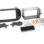 2-DIN Radioblende Fiat 500 10/2007-07/2015 schwarz matt
