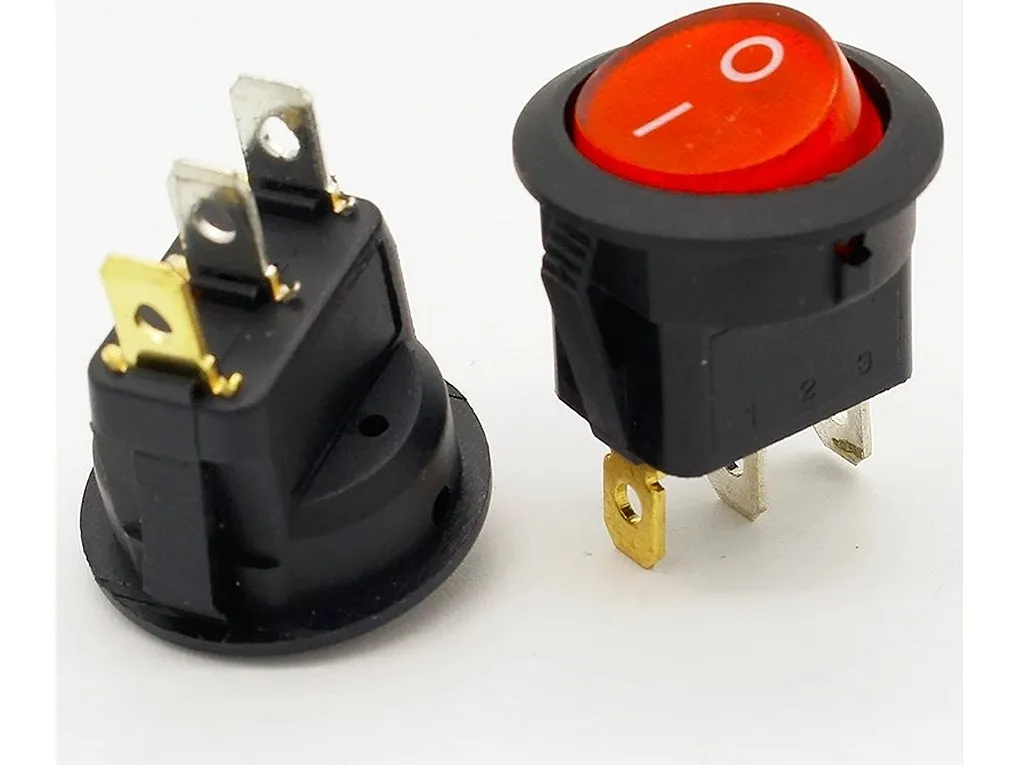 92701.webp SCHALTER EIN-AUS ROT 12V DC MIT KONTROLL LED – Bild 1