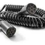 SPIRALKABEL FÜR KAMERA ANSCHLUSSDOSEN 3,80 M