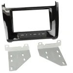2-DIN Radioblende VW Polo6R 2014-2017 Klavierlack schwarz