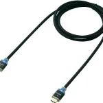 448432 - 62 HDMI ANSCHLUSSKABEL MIT LED 1.00 M SCHWARZ