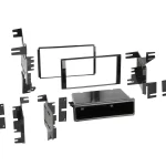 2-DIN Radioblende mit Fach Chevrolet/Nissan Klavierlack