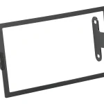 2-DIN Radioblende Infinity/Mercury/Nissan schwarz