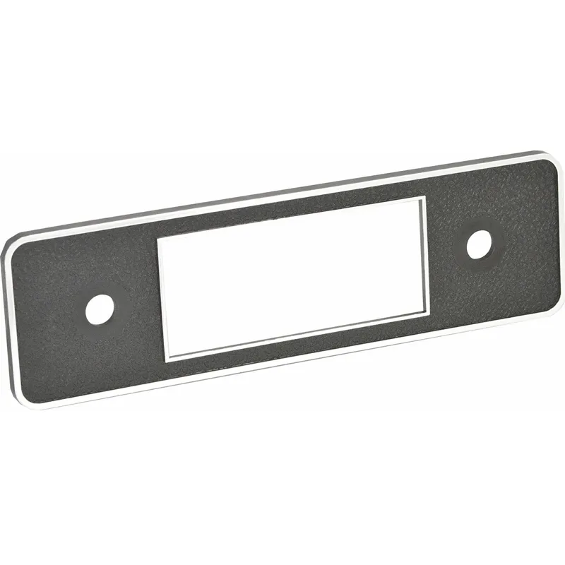 93526.webp RETROSOUND Frontblende - Euro black w/ chrome trim – Bild 1