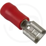 FLACHSTECKHÜLSE ROT 0.5-1.0 MM / 4.8 MM10