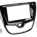 2-DIN RB Opel Karl 2015-2018 Klavierlack Schwarz