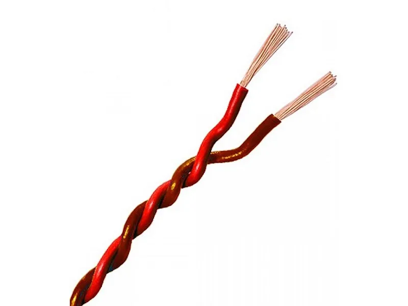 94277.webp Verdrillte Kabel 2x0.5mm Rot/Braun – Bild 1