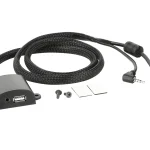 USB/AUX-AV Aufbaugehäuse universal USB/3,5mm Klinke