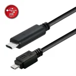 252145 USB Ladekabel-/Datenkabel-USB Typ C SteckerUSB 2.0 Typ Micro BStecker-1,