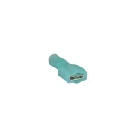 Flachsteckhülse vollisoliert blau 1,5 - 2,5 mm 10 Stück
