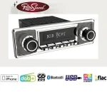 RETROSOUND RSD-BECKER-CHROME-6DA DAB Komplett-Set mit Zubehör