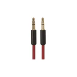 iSimple ISMJ73RB 3,5mm Klinke-Klinke Adapterkabel Stk.-Stk., 1m, rot