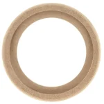 MDF Holzring 16cm mit Falz Laminierrand
