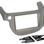 Radioblende HONDA Jazz ab 2009 2DIN grau-metallic