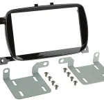 2-DIN Radioblende Fiat 500 07/2015-2023 Klavierlack