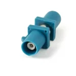 FAKRA Adapterkabel, Stecker/Stecker, wasserblau