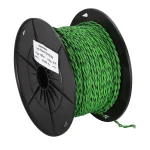 Verdrillte Kabel 2x0.75mm grün/grün-schwarz