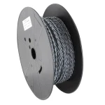 Verdrillte Kabel 2x1.50mm Grau/Grau-Schwarz