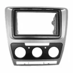 2 DIN Blende SKODA Octavia 2008-2013 manuelle Klimaanlage