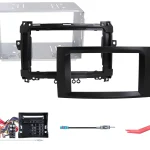 R-D026 Montageset für Mercedes schwarz matt lackiert