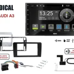 Radical R-D211 2-DIN DAB mit Montageset für Audi A3