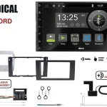 Radical R-D211 2-DIN DAB mit Montageset für Ford C-Max