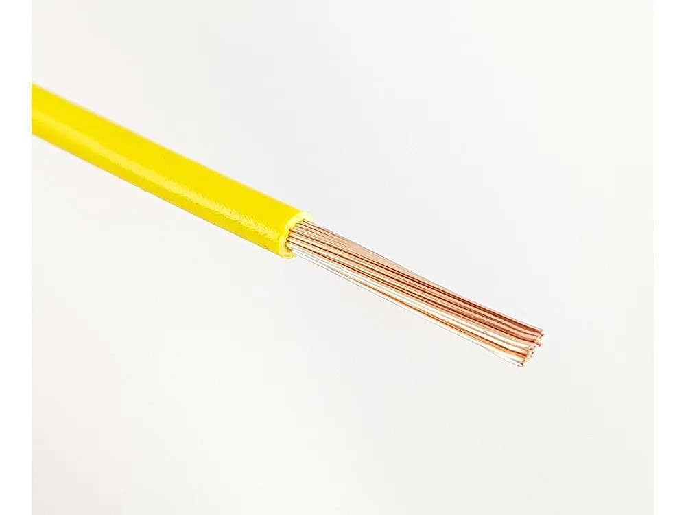 97745.webp Installationskabel 1mm gelb 100 Kupfer – Bild 1