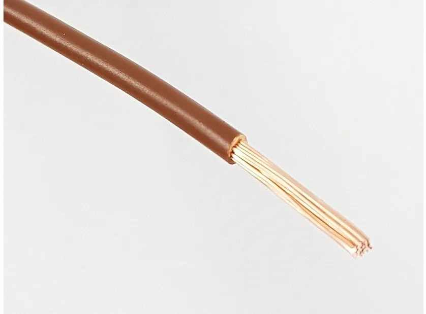 97753.webp Installationskabel 1mm Braun 100 Kupfer – Bild 1