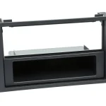 Radioblende SAAB 9.3 ab 2006 2DIN mit Fach schwarz
