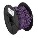 Verdrillte Kabel 2X0.75mm violett/violett Schwarz