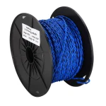 Verdrillte Kabel 2x0.75mm blau / blau-schwarz