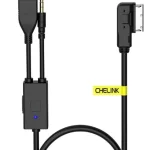 AUX Audio Kabel MDI AMI MMI Interface USB Jack 3,5mm männlichen kabel für Audi A