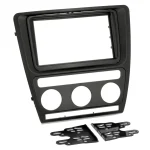 Radioblende SKODA Octavia 1Z ab 2004-09 2DIN black Klimaautomatik