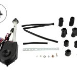Teleskopantenne AM/FM Motorantenne Kotflügel schwarz